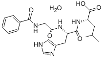 HIPPURYL-HIS-LEU FREE BASE Struktur