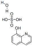 8-ヒドロキシキノリン硫酸塩一水和物 化学構造式