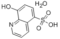 8-ヒドロキシキノリン-5-スルホン酸水和物 化学構造式