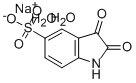 靛红-5-硫酸钠 二水合物 结构式