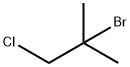 2-ブロモ-1-クロロ-2-メチルプロパン 化学構造式