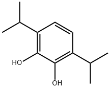 3,6-ジイソプロピル-1,2-ベンゼンジオール 化学構造式