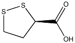1,2-Dithiolane-3-carboxylicacid,(R)-(-)-(8CI) 结构式