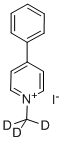 N-甲基-D3-4-苯基碘吡啶, 207556-07-8, 结构式