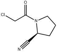 (S)-1-(クロロアセチル)-2-ピロリジンカルボニトリル 化学構造式