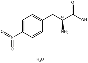 4-Nitro-L-phenylalanine monohydrate Struktur