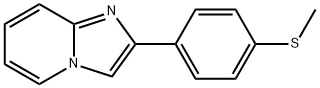 2-(p-Methylthiophenyl)imidazo(1,2-a)pyridine 结构式
