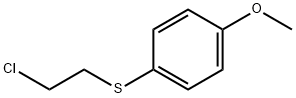 (2-chloroethyl)(4-Methoxyphenyl)sulfane 结构式