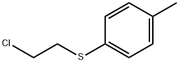1-[(2-氯乙基)硫烷基]-4-甲基苯 结构式