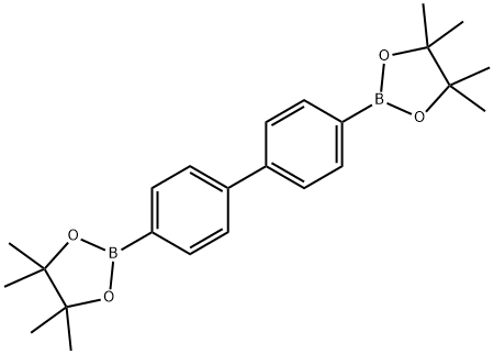 4,4'-ビス(4,4,5,5-テトラメチル-1,3,2-ジオキサボロラン-2-イル)ビフェニル 化学構造式