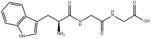 H-TRP-GLY-GLY-OH Struktur