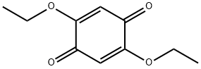 2,5-ジエトキシ-1,4-ベンゾキノン 化学構造式