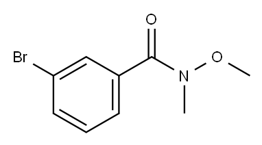 3-溴-N-甲氧基-N-甲基-苯甲酰胺, 207681-67-2, 结构式