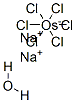 ヘキサクロロオスミウム(IV)酸ナトリウム水和物 化学構造式