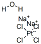 テトラクロロ白金酸(II)ナトリウム水和物 化学構造式