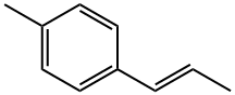 1-メチル-4-[(E)-1-プロペニル]ベンゼン 化学構造式