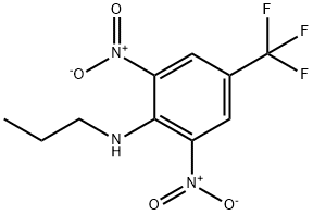2,6-DINITRO-N-PROPYL-4-TRIFLUOROMETHYLBENZENAMINE 结构式
