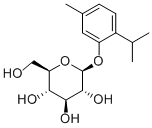 THYMOL-B-D-GLUCOPYRANOSIDE Struktur