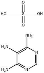 4,5,6-Triaminopyrimidine sulfate hydrate 化学構造式