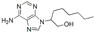 9-(1-hydroxy-2-octyl)adenine 结构式