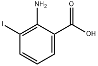 2-amino-3-iodo-benzoic acid Struktur