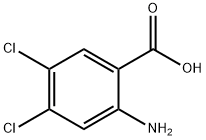 2-AMINO-4,5-DICHLOROBENZOIC ACID Struktur