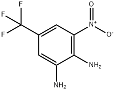 3,4-DIAMINO-5-NITROBENZOTRIFLUORIDE 结构式