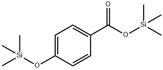 4-(トリメチルシリルオキシ)安息香酸トリメチルシリル 化学構造式