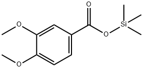 3,4-Dimethoxybenzoic acid trimethylsilyl ester,2078-16-2,结构式