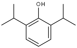 Propofol Structure