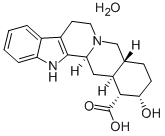YOHIMBINIC ACID MONOHYDRATE  99 化学構造式