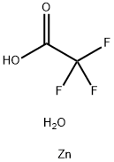 トリフルオロ酢酸亜鉛 水和物 化学構造式