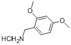 2,4-Dimethoxybenzylamine hydrochloride Structure