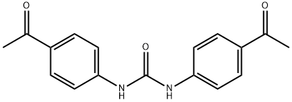 1,3-bis(4-acetylphenyl)urea Struktur