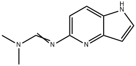 Methanimidamide, N,N-dimethyl-N'-1H-pyrrolo[3,2-b]pyridin-5-yl- Structure