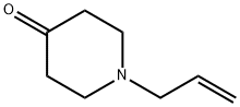 1-アリルテトラヒドロ-4(1H)-ピリジノン 化学構造式