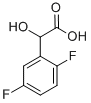 2,5-ジフルオロマンデル酸 化学構造式