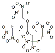 tetrakis(2-fluoro-2,2-dinitroethyl) orthocarbonate  Struktur