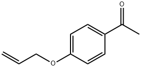 1-[4-(アリルオキシ)フェニル]エタノン 化学構造式