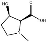 L-Proline, 3-hydroxy-1-methyl-, (3R)- (9CI) 化学構造式