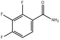 2,3,4-トリフルオロベンズアミド 化学構造式
