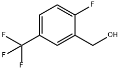 2-FLUORO-5-(TRIFLUOROMETHYL)BENZYL ALCOHOL Struktur