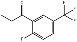2-氟-5-(三氟甲基)苯丙酮,207974-18-3,结构式
