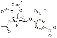 2,4-Dinitrophenyl 2-Deoxy-2-fluoro-β-D-galactoside 3,4,6-Triacetate Structure