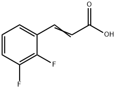 2,3-二氟肉桂酸, 207981-48-4, 结构式