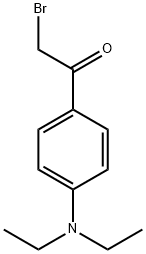 α-溴-4-(二乙氨基)苯乙酮, 207986-25-2, 结构式