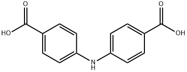 4,4′-イミノ二安息香酸 化学構造式
