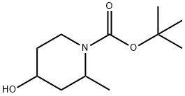 1-叔丁氧羰基-2-甲基-4-羟基哌啶, 208046-23-5, 结构式
