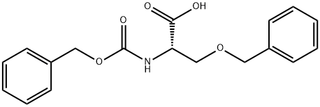 Cbz-O-苄基-L-丝氨酸 结构式
