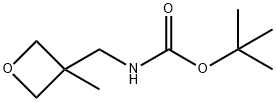 Carbamic acid, [(3-methyl-3-oxetanyl)methyl]-, 1,1-dimethylethyl ester (9CI) Structure
